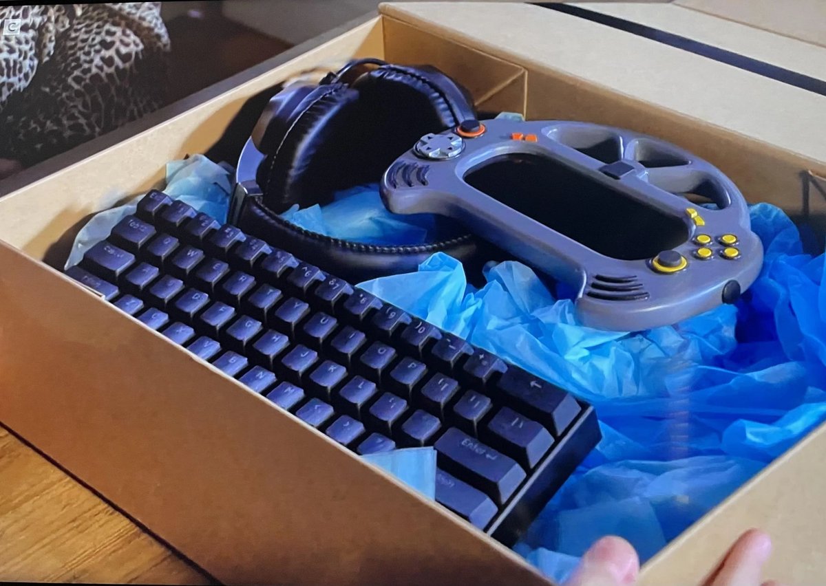 amyvangar's tweet photo. Currently obsessed with the fact that the EastEnders prop department seems to have invented a new video game console https://t.co/q1m8Fti6KF