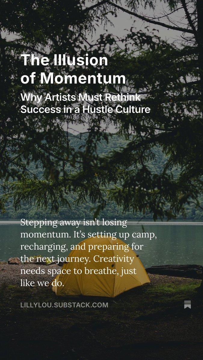 Momentum isn’t about speed. It’s about endurance. The artists who last are the ones who pace themselves. Something to think about 👉🏾 lillylou.substack.com/p/the-illusion…

#musicandculturemonday