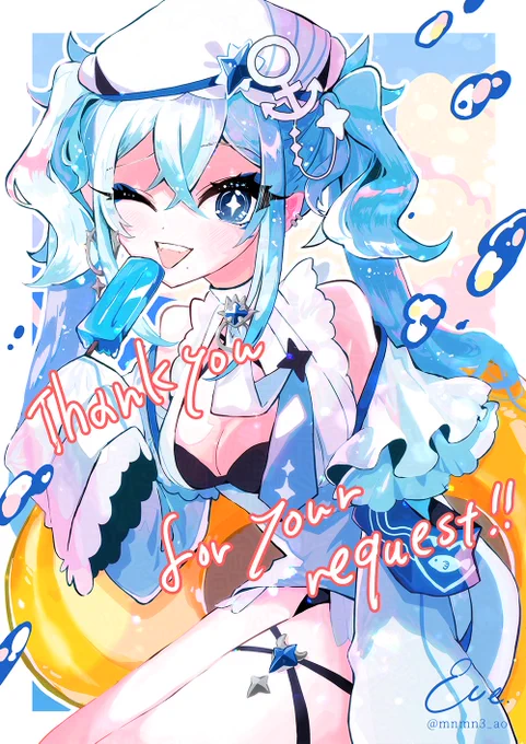 skeb納品しました～!ご依頼ありがとうございました