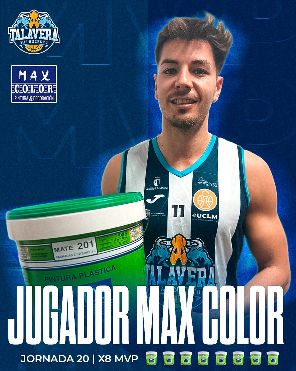 🏀🎨 ¡Alan Morchón JUGADOR <a href="/maxcolorpintura/">Max Color. Pintura & Decoración</a> de la Jornada 20!

#PasiónPorCrecerJuntos🏀