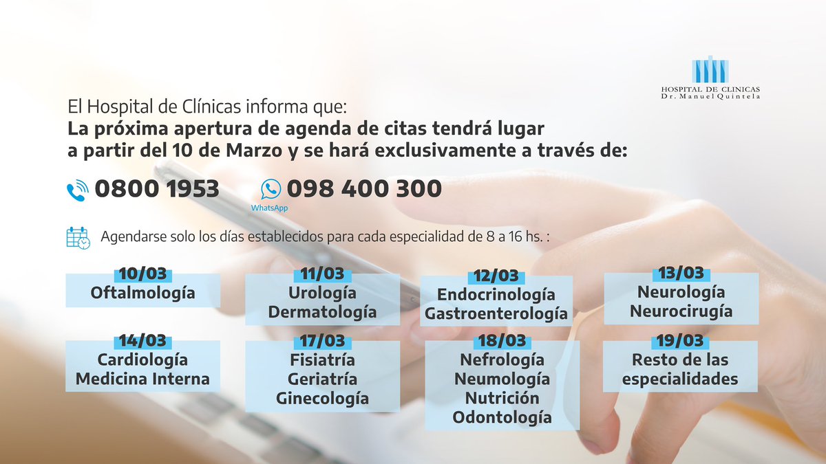 Hospital de Clínicas Dr. Manuel Quintela (@hcmquintela) on Twitter photo 