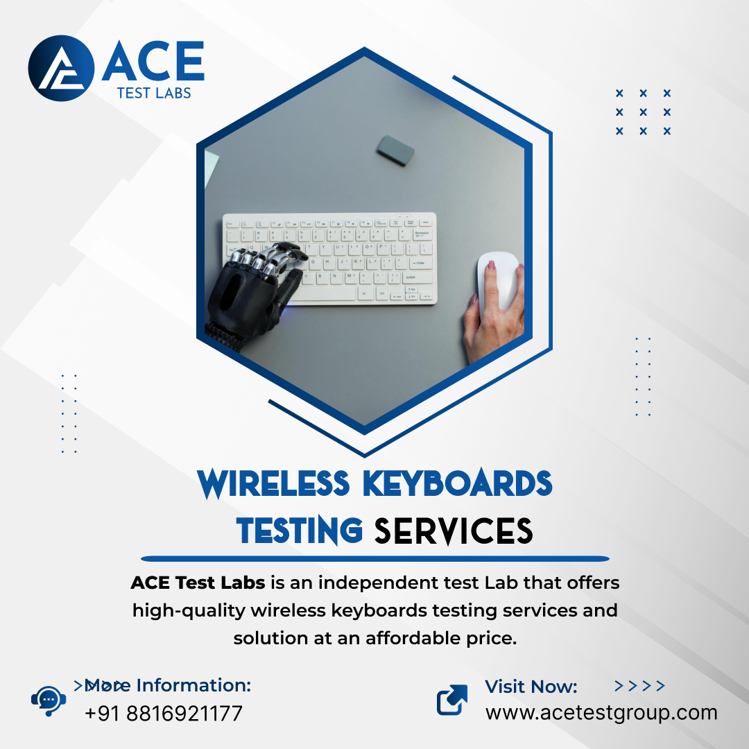 AceTestLabs's tweet image. @AceTestLabs is an independent #testlab accredited by NABL and recognized by BIS. We provide wireless #keyboardtesting services as per IS 13252(Part 1):2010 standards to ensure your products meet safety standards.
☎️: +91 8816921177
🌐: bit.ly/4g6I5BS
#keyboardtest