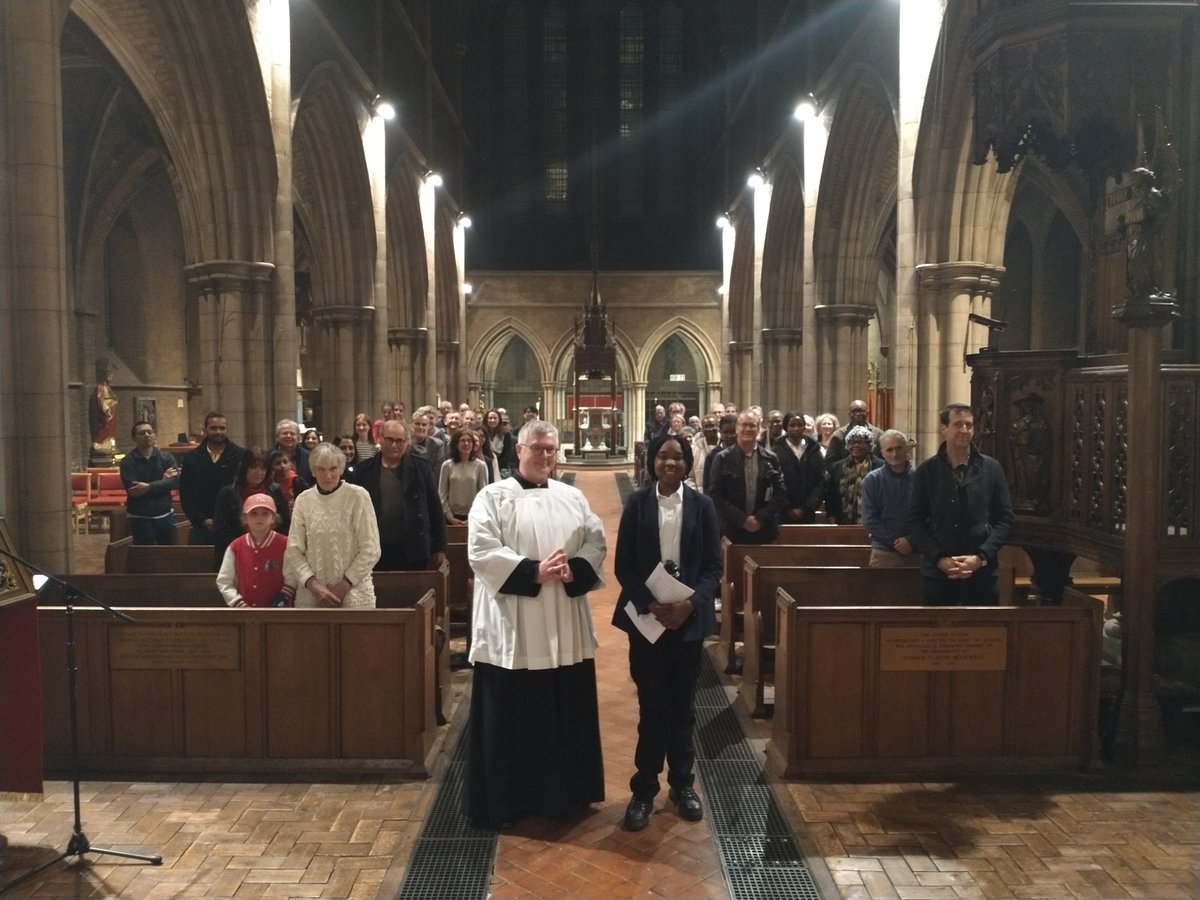 Thank you St Michael’s Church, Croydon for a wonderful Evensong on Saturday! Well done to Theo for her brilliant new work! 
#singingmarch2025 #choir #music #evensong