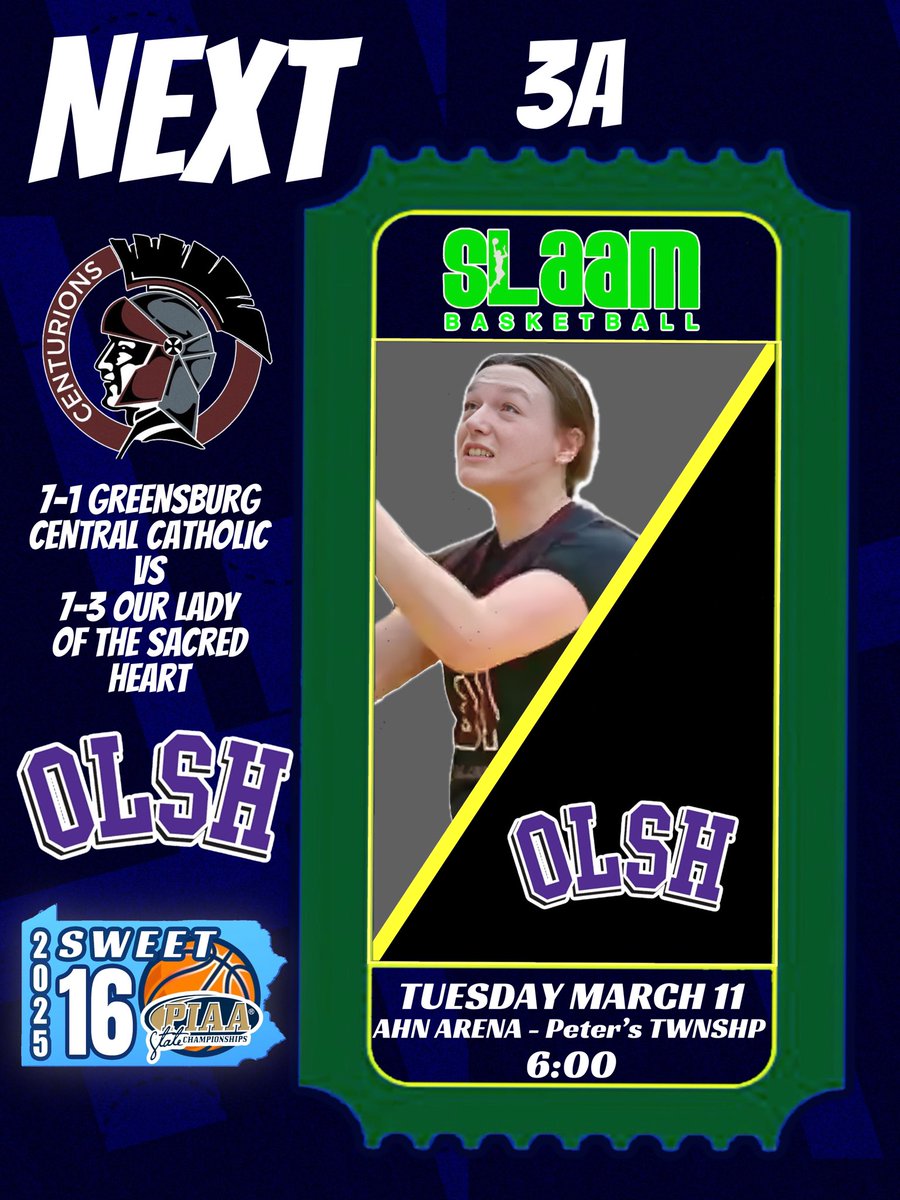 slaambasketball (@slaambasketball) on Twitter photo SWEET 16! <a href="/PIAASports/">PIAA</a> Tuesday Night!! WPIAL CHAMP <a href="/GCC_GBB/">GCC Girls Basketball</a> & SLAAMFam Avery Jones takes on OLSH 6:00 AHN ARENA!! <a href="/SLAAMDUTELLE/">SLAAM DUTELLE 2027</a> SWEET 16! <a href="/PIAASports/">PIAA</a> Tuesday Night!! WPIAL CHAMP <a href="/GCC_GBB/">GCC Girls Basketball</a> & SLAAMFam Avery Jones takes on OLSH 6:00 AHN ARENA!! <a href="/SLAAMDUTELLE/">SLAAM DUTELLE 2027</a>