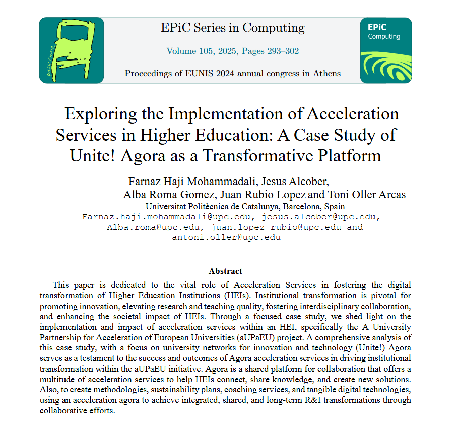Is Agora a transformative platform for university alliances?
First findings from case study on the implementation of #accelerationservices in the <a href="/Unite_tech_univ/">Unite! Alliance</a> : the first services designed and how they can accelerate university transformation.
👉 zenodo.org/records/146444…