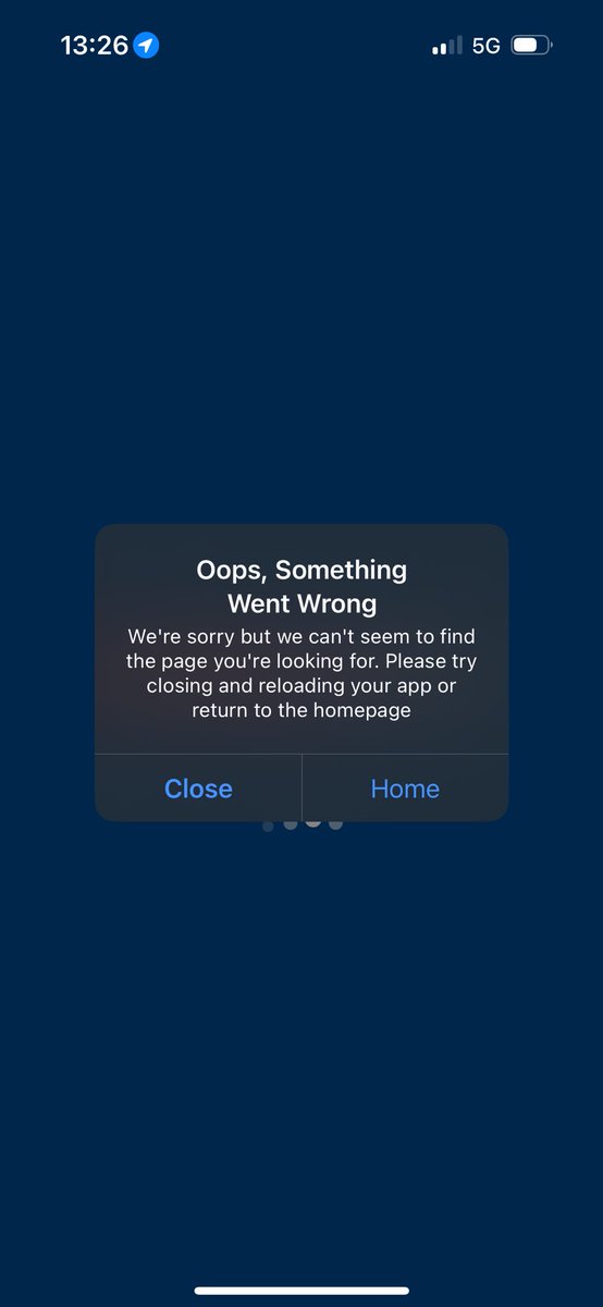 badger14banton's tweet photo. @BetfredHelp do you know of a reason why my app won’t load? I keep getting this message appear… https://t.co/MeOg8pC5zh