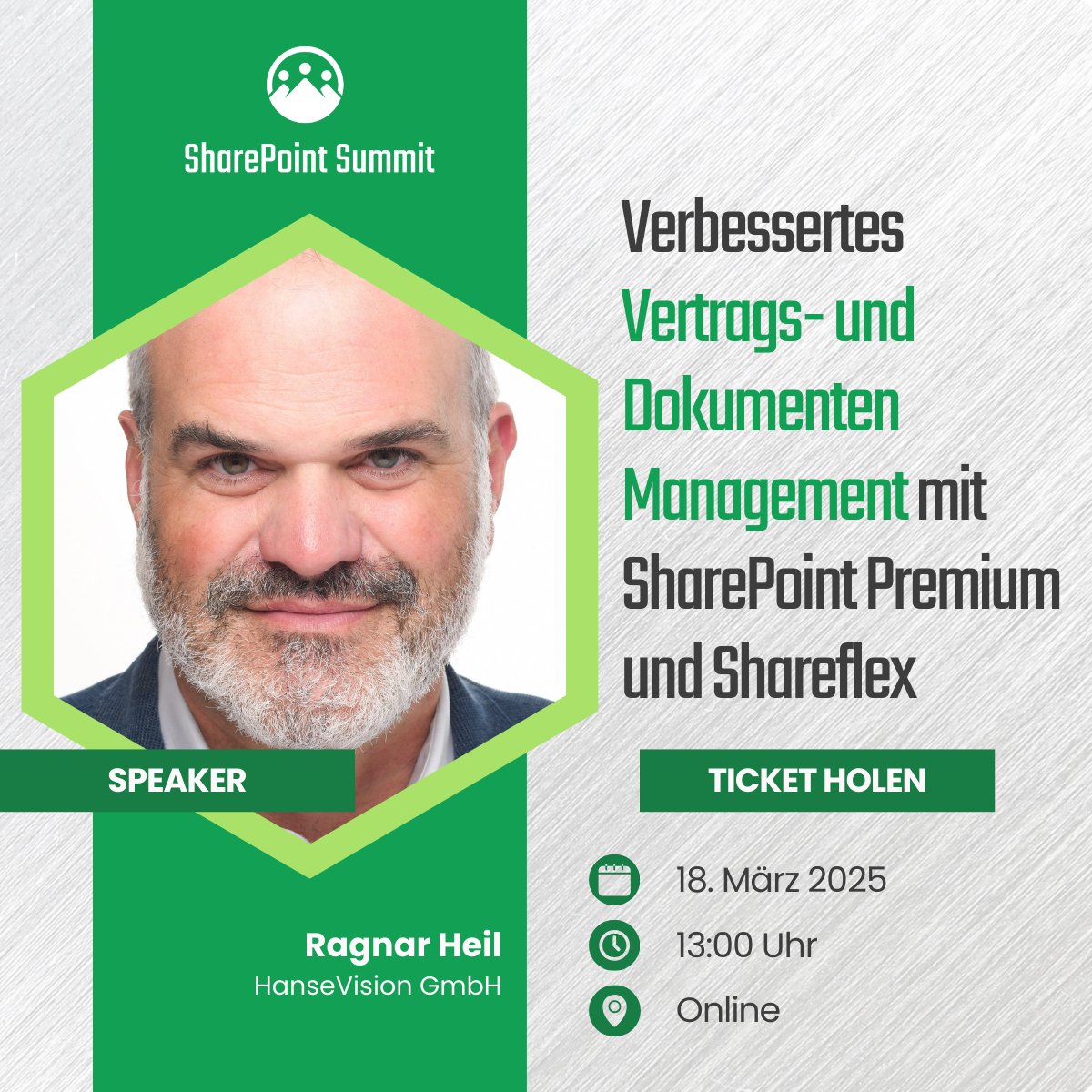 ragnarh's tweet image. Keine Sekunde habe ich gezögert, denn es geht um meine alte, große Liebe 💚 
#SharePointSummit : Meine Session handelt von &quot;Contract LifeCycle Management&quot; mit #SharePoint #Shareflex . Kostenlose Anmeldung beim @m365circle : summit365.zohobackstage.eu/SharePointSumm…