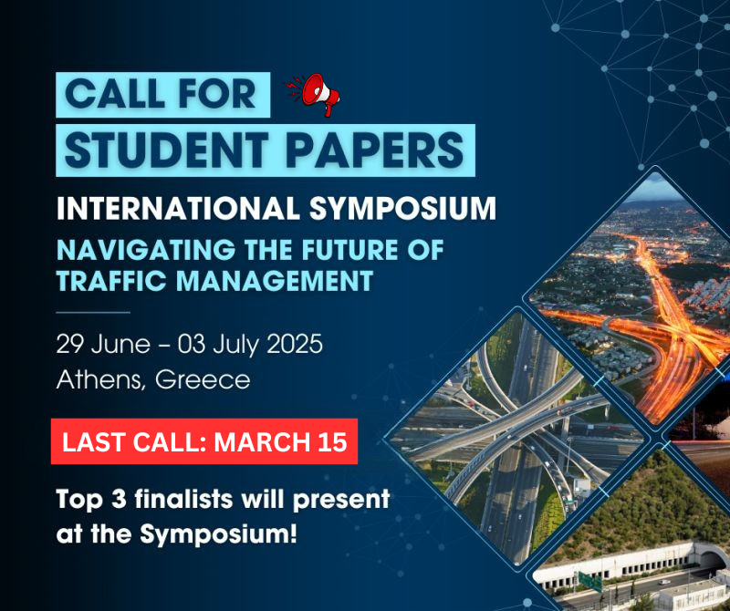 📢LAST CALL #TΜSymposium2025 #Athens #Greece Student Paper Competition!
📢Calling undergraduate, graduate, or doctoral students passionate about #transportation and #TrafficManagment.
🏅 Top 3 will present their work, and receive financial support.
 🔗 traffic-management-symposium-2025.com/call-for-paper…