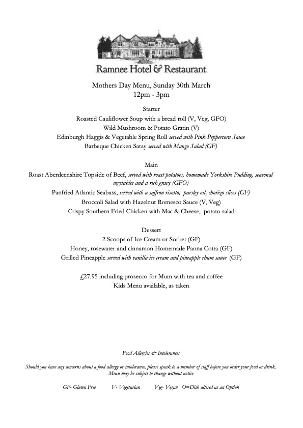 The Ramnee Hotel, Forres tweet media