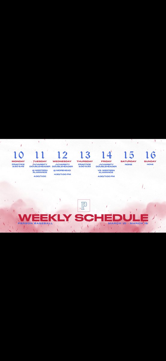 Big week this week! First week of conference play and have a lot to look forward to. <a href="/Person_Baseball/">#Rock9</a> <a href="/MattTullock15/">Matt Tullock</a> <a href="/blakeherring25/">Blake Herring</a> <a href="/LCbaseballnews/">Louisburg College Baseball</a>