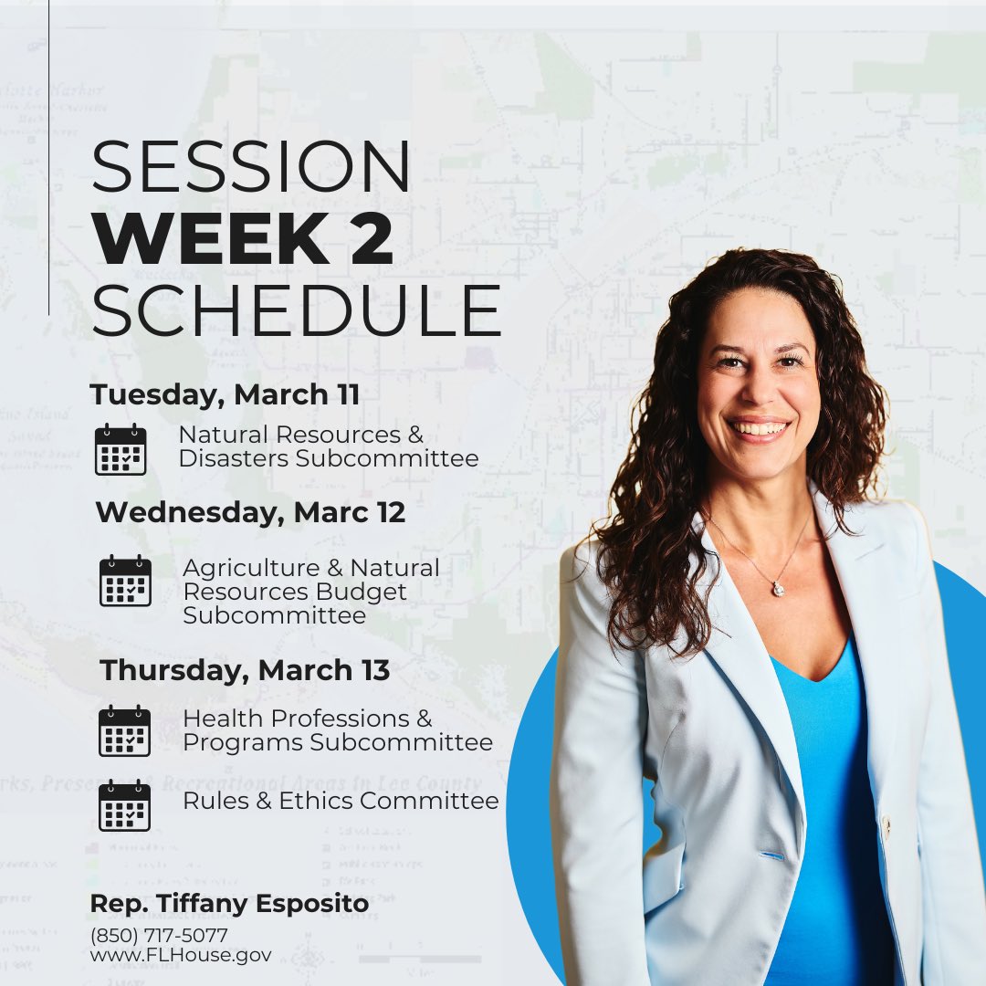 Week one set the tone for the the rest of session. Looking forward to a great Week 2 <a href="/myflhouse/">Florida House of Representatives</a>!