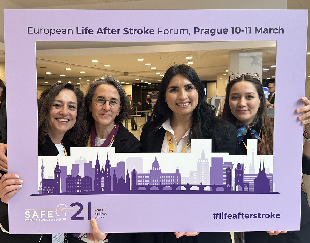 So excited to be here in Prague European Life after Stroke Conference 2025 #ELASF2025 #lifeafterstroke #safe