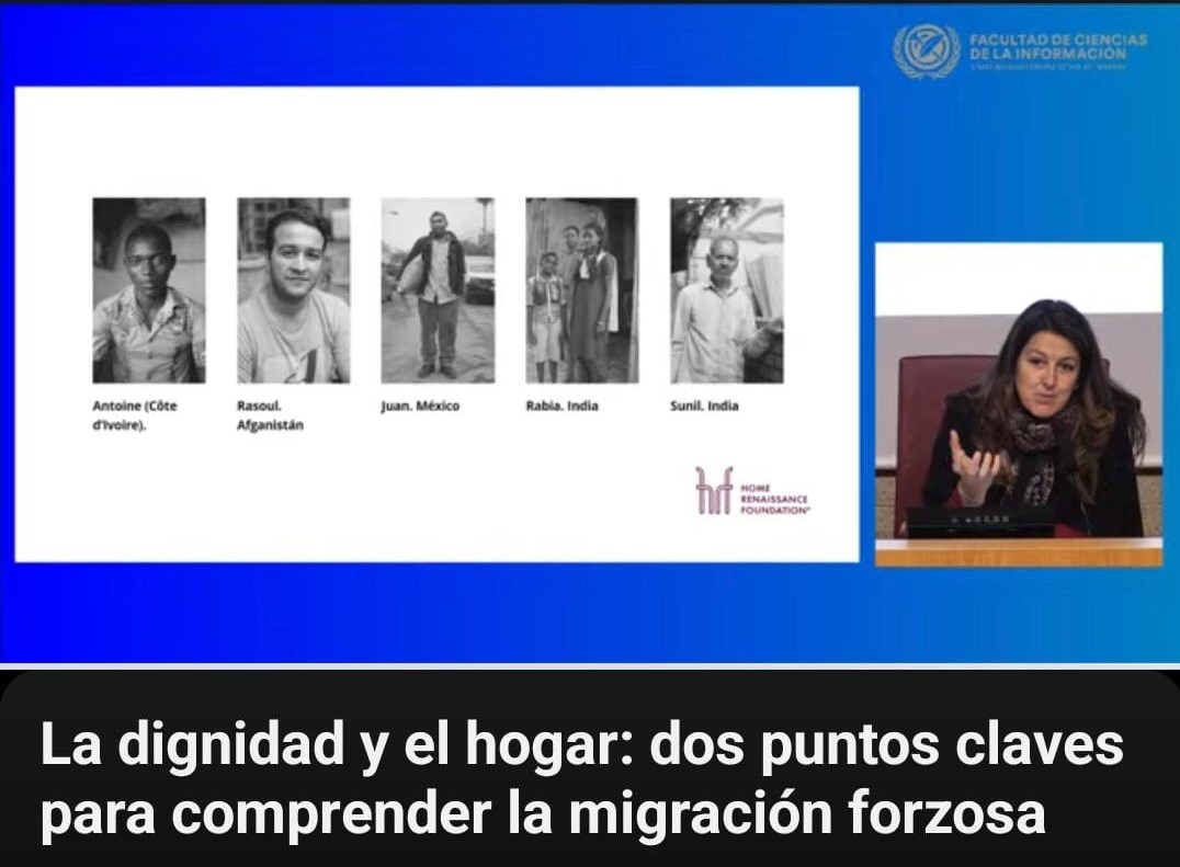 Our Head of Communications @angelademiguel presented our latest book The Search for Home among Forced Migrants and Refugees at the Complutense University of Madrid this morning.
homerenaissancefoundation.org/article/home-a…
