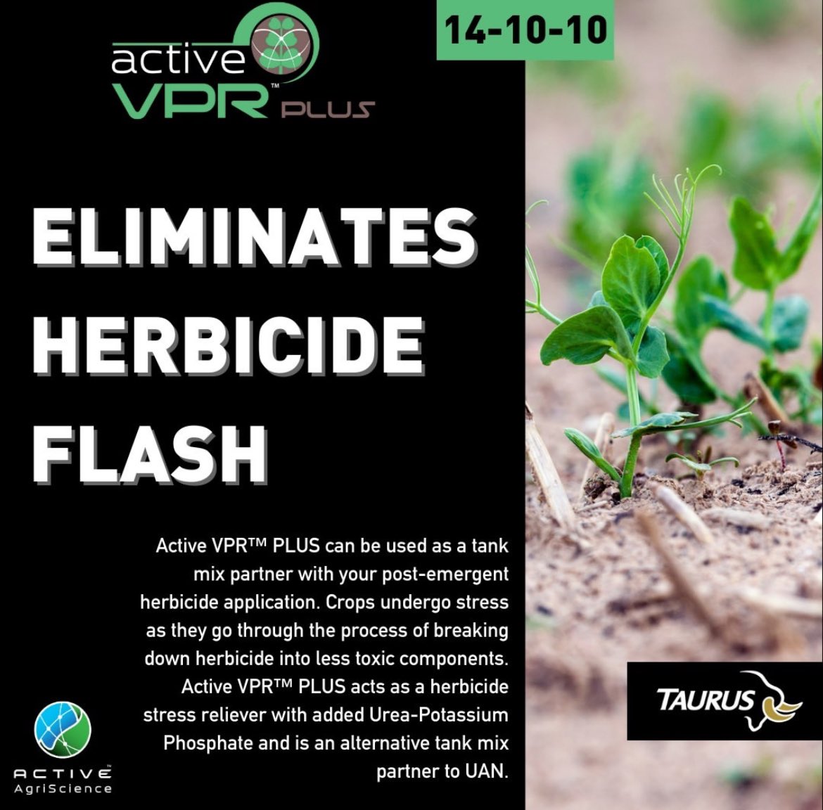 Say goodbye to herbicide flash with VPR Plus! 🌱 When plants are busy breaking down herbicides, they divert energy from vital growth processes like root development, which can stall for up to a week. VPR Plus helps manage this by supporting the plant’s energy needs, allowing