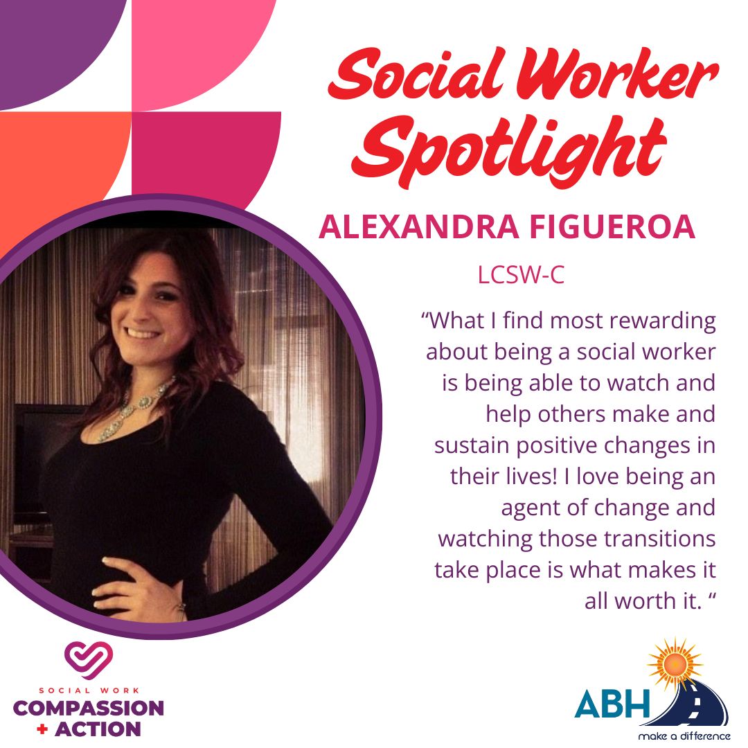 AdvancedBh's tweet image. Alexandra finds the greatest reward in seeing positive change unfold in the lives of those she helps. Being a social worker means guiding, supporting, and celebrating every step forward.