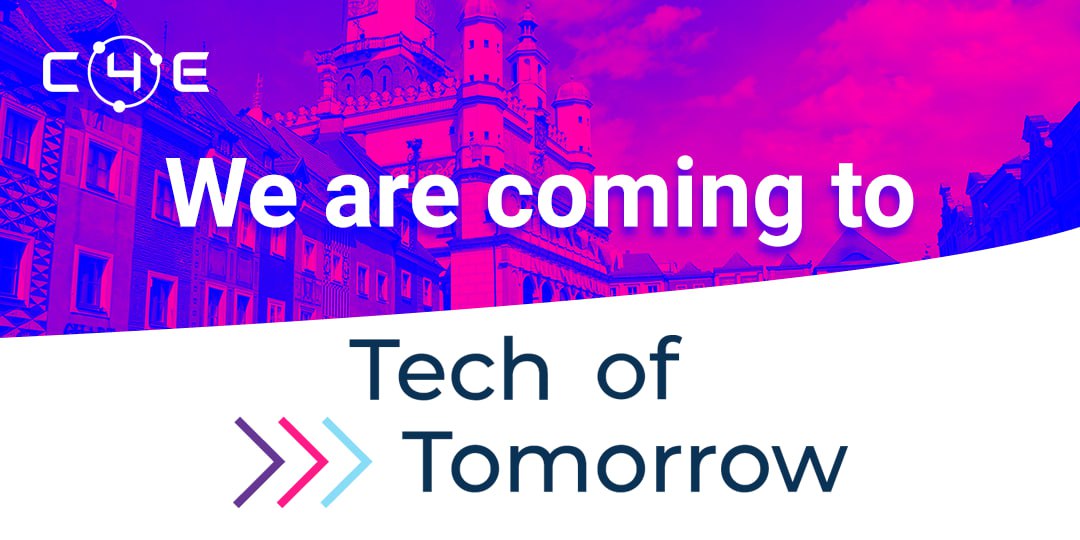 We are coming to the #ToT (@techoftomorrow) in Poznań, Poland on 19.03 - 20.03! 🚀

ToT is a conference where cutting-edge tech meets practical innovation, bringing together top industry minds to explore the future of blockchain, AI, and IoT. 

Our C4E team will be there,