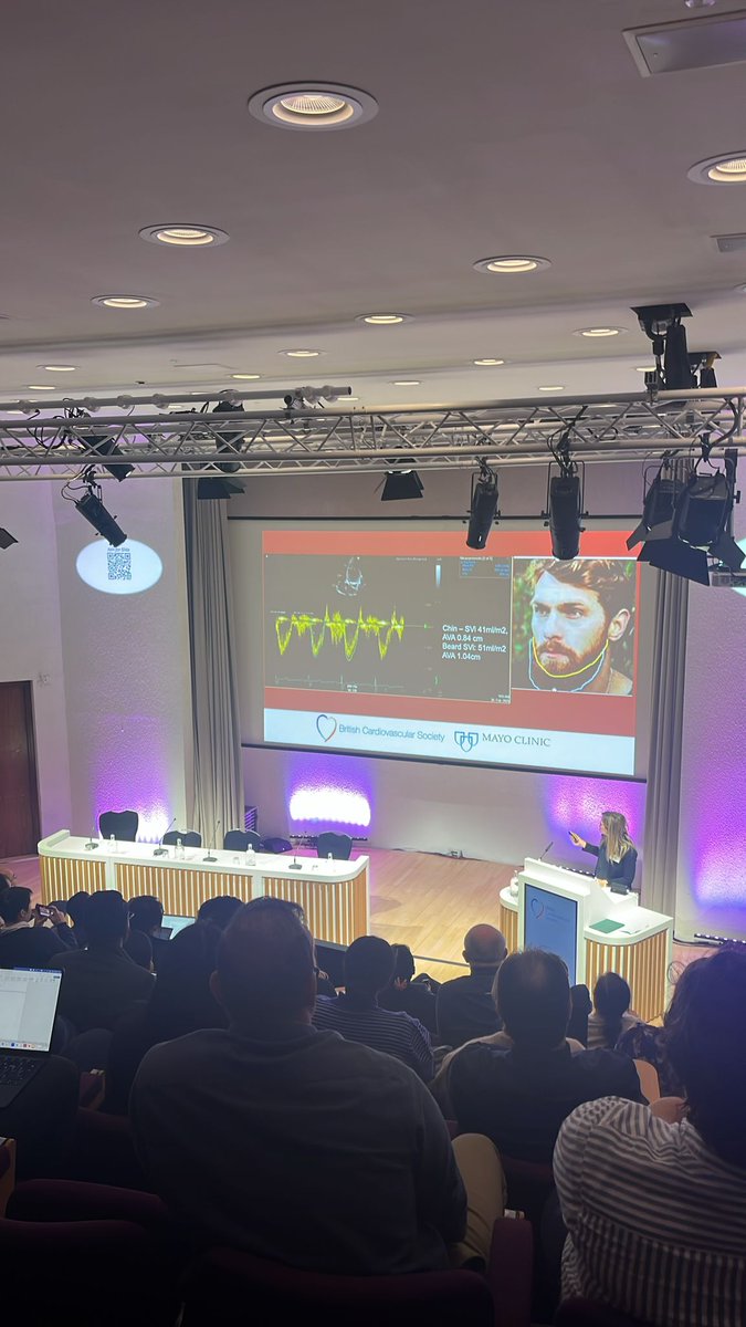 Great to have Dr <a href="/lauradobson/">laura dobson</a> speaking about Aortic Valve Disease - Assessment and Medical Management at our BCS/Mayo Clinic Cardiology Review Course today. 

#BCSMayo #CRC2025