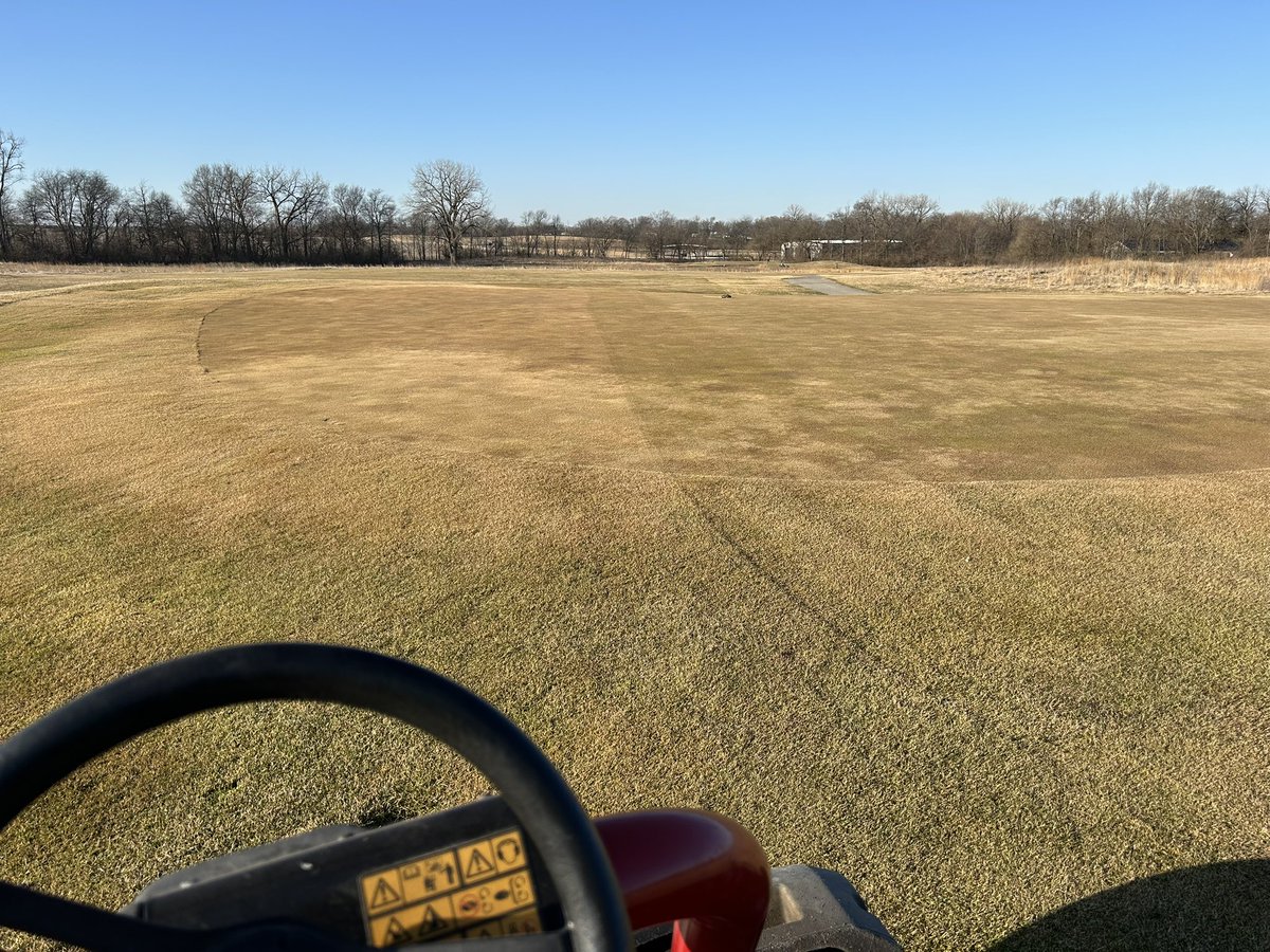 First mow of the year! Looks to be a great week to get things wanting to grow a little.