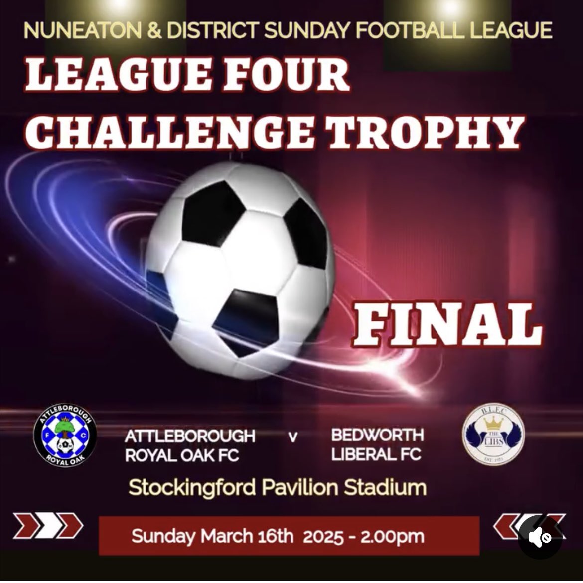 It’s cup final week get down and support the lads 🩵💛