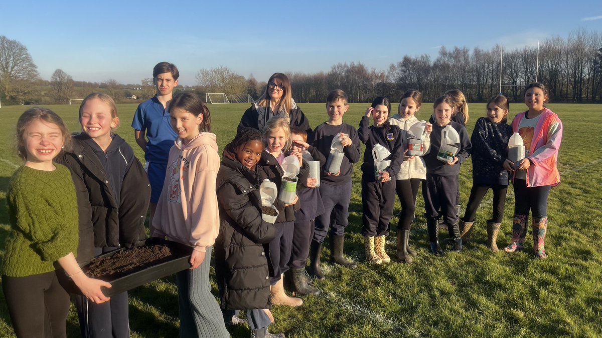 StNicksLower's tweet photo. Eco Club has been busy transforming the eco garden after the previous storms destroyed the allotment area. They have redesigned the vegetable and planting area and made mini greenhouses ready for planting seeds next week. #StNicksEcoClub #StNicksCreativity #StNicks #GreenFlag https://t.co/DMn8dF0wqm