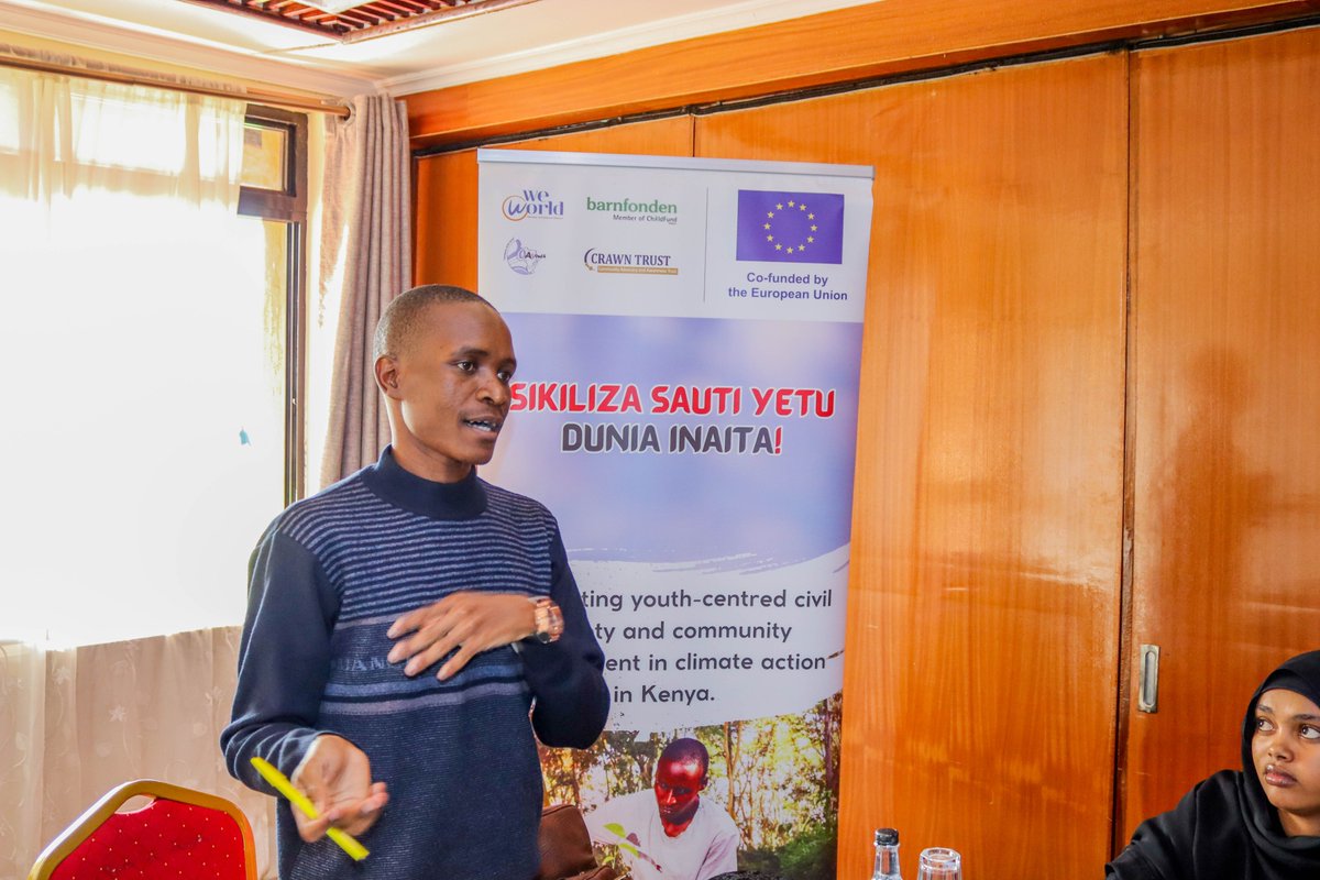 r_asudi's tweet photo. Excited to have represented @Oayouthkenya   in a consultative meeting bringing together Kenya Youth Climate Advisory Council ,   WeWorld Kenya and  @EU_YSBKenya 

Our discussions focused on exploring areas of synergy, particularly around meaningful youth engagement. #SSY https://t.co/HNSUgYIDdx