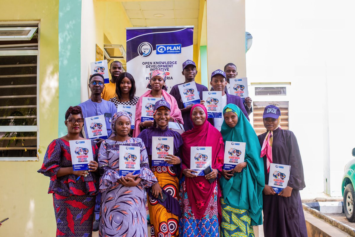 open_know_Dev's tweet photo. The Open Knowledge Development Initiative (OKDI), with support from PLAN International Nigeria, has unveiled the GBV Prevention and Response Framework to strengthen efforts in combating gender-based violence.

The unveiling took place in the presence of our focal https://t.co/YtEYWwts4w