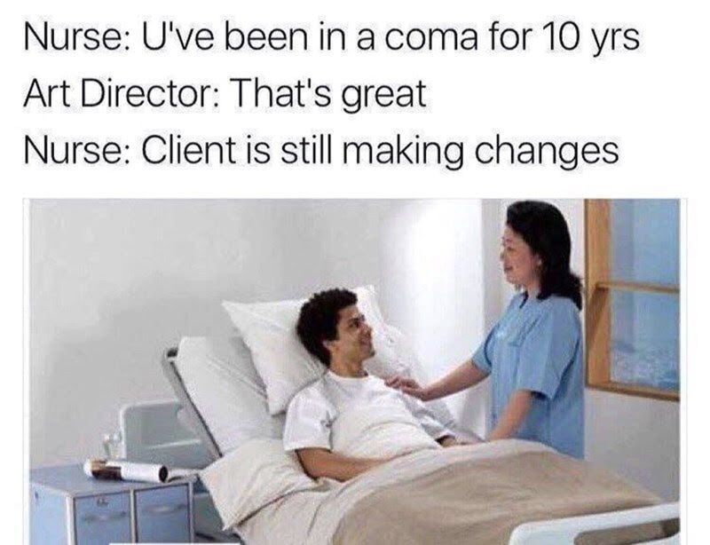 TheMediaShower's tweet image. Creative teams, we feel your pain. Stay strong, marketers. 

#MediaShower #Advertising #DesignHumor #CreativeLife #MarketingHumor