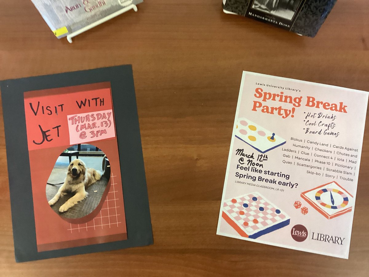 lewisulibrary's tweet photo. Look at the fun events at your Library this week, Flyers! #LewisU #team_library #marketingmondays https://t.co/WxS6nvioJR