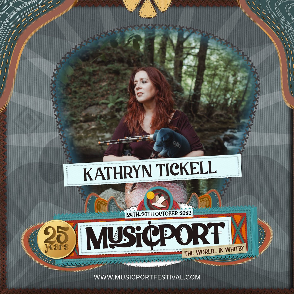 Artist Announcement -  The legendary Kathryn Tickell. Tickets selling fast! musicportfestival.com