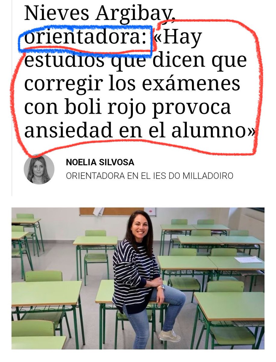 Tener orientadores gilipollas, causa más ansiedad todavía. 🙄