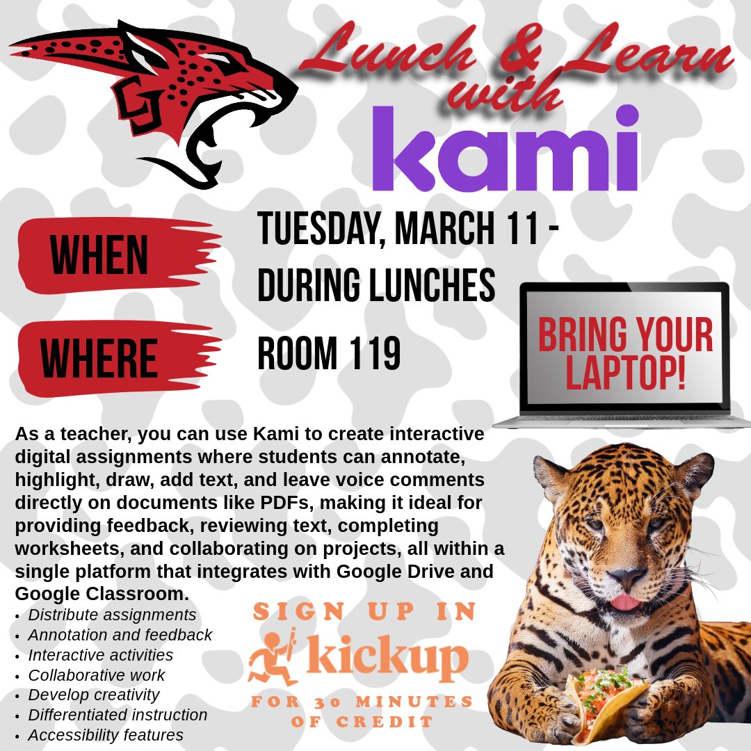 Eric Pastusek (@ericp_comaldl) on Twitter photo Excited to be visiting <a href="/CanyonMiddle/">Canyon Middle School</a> tomorrow to show them the power of <a href="/KamiApp/">Kami</a>! Come hang out with me at lunch in room 119 to learn more. <a href="/ComalDL/">ComalDigitalLearning</a> <a href="/techylibrarian1/">Jillian Pratt, MLS</a> <a href="/Mrs_Atkins/">Cristin Atkins</a> <a href="/PeggyHall_CISD/">Peggy Hall</a> <a href="/cisdnews/">Comal ISD</a> Excited to be visiting <a href="/CanyonMiddle/">Canyon Middle School</a> tomorrow to show them the power of <a href="/KamiApp/">Kami</a>! Come hang out with me at lunch in room 119 to learn more. <a href="/ComalDL/">ComalDigitalLearning</a> <a href="/techylibrarian1/">Jillian Pratt, MLS</a> <a href="/Mrs_Atkins/">Cristin Atkins</a> <a href="/PeggyHall_CISD/">Peggy Hall</a> <a href="/cisdnews/">Comal ISD</a>