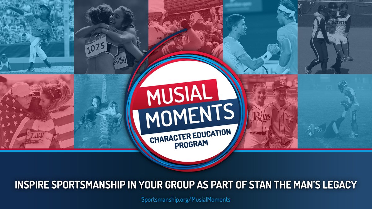 Inspire sportsmanship in your group with Musial Moments!

This free, interactive program led by Solomon Alexander, helps students learn the values of sportsmanship, respect, and kindness. Bring Musial Moments to your school today!

For more info, visit Sportsmanship.org/MusialMoments