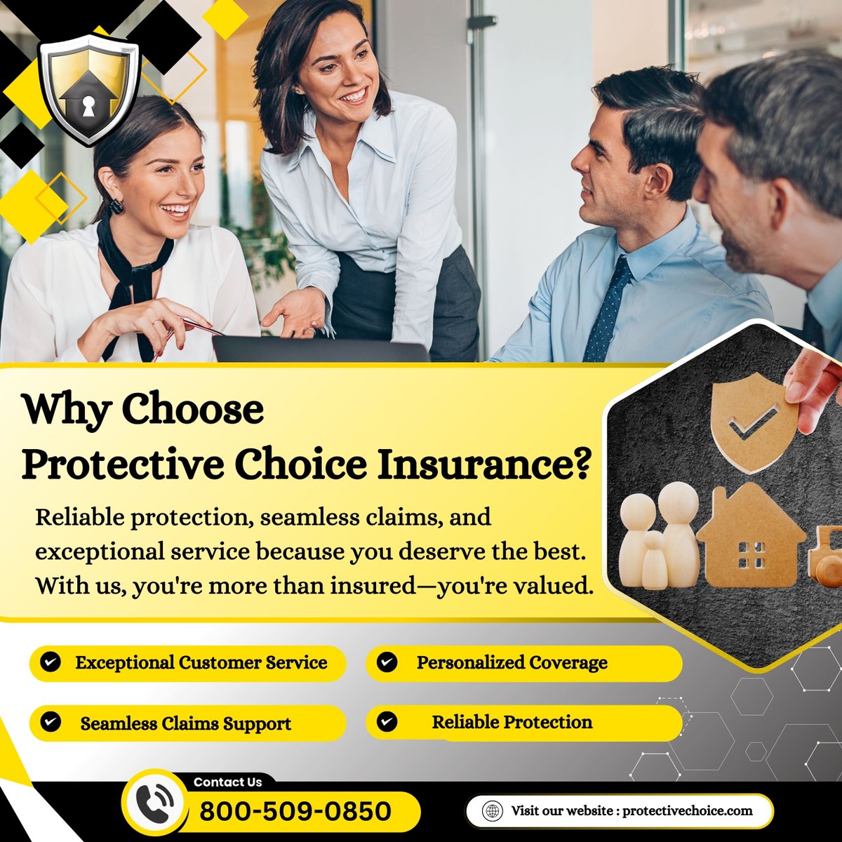 ChoosePCI's tweet image. Why Choose Protective Choice Insurance?

With us, you're not just insured—you’re valued! 💛
📞 Call us today: 800-509-0850
🌐 Visit us: protectivechoice.com
#ProtectiveChoiceInsurance #SecureYourFuture #InsuranceMatters #ReliableCoverage #TrustedProtection