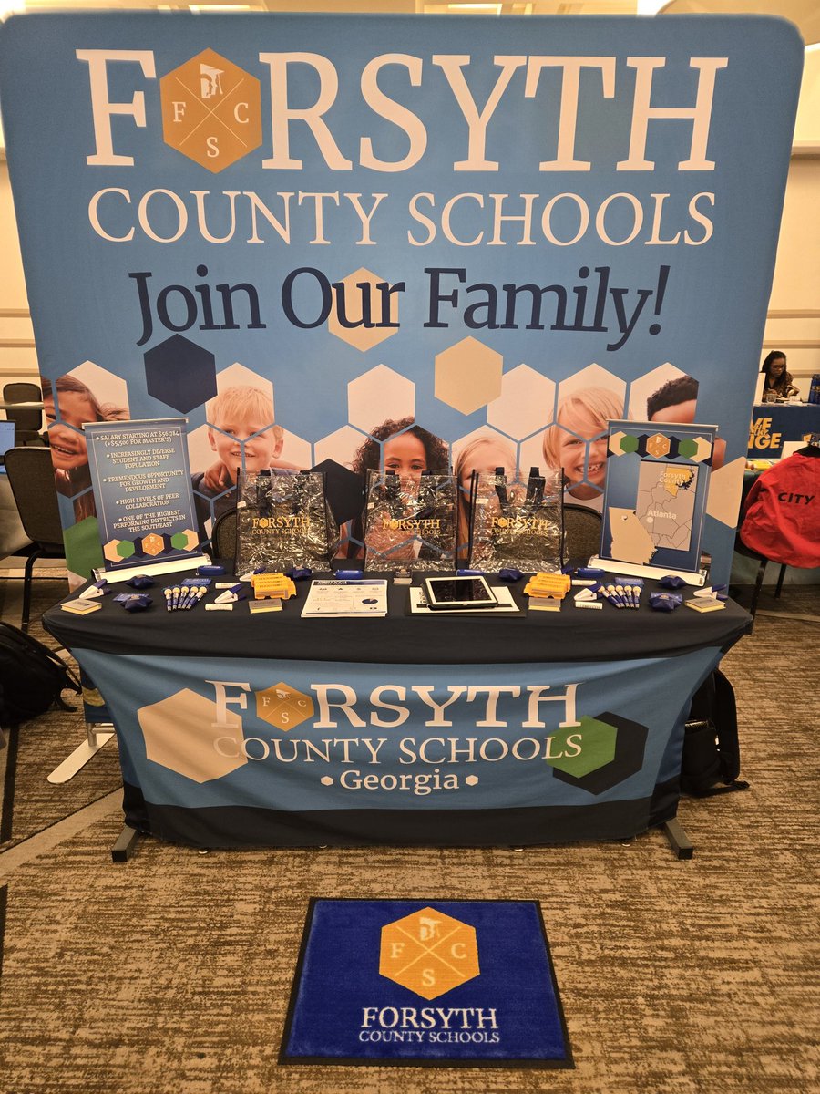 Up north again participating in the <a href="/michiganstateu/">MSU</a> Careers in Education Fair. Head south future educators, there are plenty of Spartan alum in ATL metro area! #GoSpartans <a href="/FCSchoolsGA/">Forsyth County Schools</a> <a href="/FCSchoolsGA_HR/">Forsyth County Schools Human Resources</a> #whereisdrbrown #comeworkinFCS #ontheroadagain
#joinourfamily