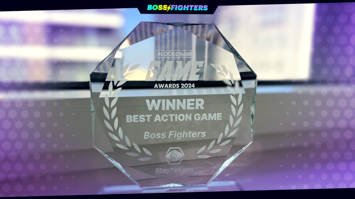 🔥 We Officially Have It! 🔥

We’re beyond proud to share that BOSS FIGHTERS has officially received the Best Action Game award at <a href="/PlayToEarn/">PlayToEarn</a>   GAME AWARDS 2024! 🏆🎮

This award is not just a trophy—it’s a recognition of all the hard work, passion, and support from our