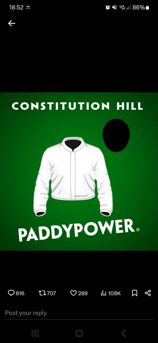 peterdoyle27's tweet photo. @paddypower https://t.co/r4whrZqmbf