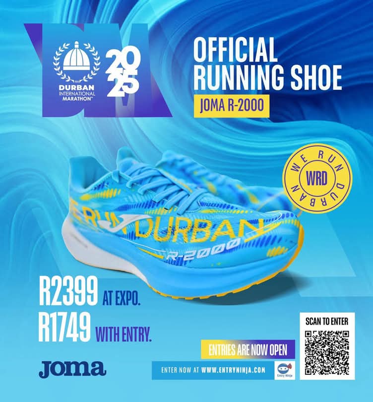 Luv2404's tweet photo. Speed has its rewards! 🔥
Think you have what it takes? The clock is ticking, challenge is ON! May 4, 2025
Enter now via Webtickets, EntryNinja, or any Pick n Pay store!
#DurbanMarathon2025 #TimeIsMoney #RunFastWinBig #ChaseYourBest #EliteRunner #42KChallenge #werundurban https://t.co/BjdWC1p7Q5