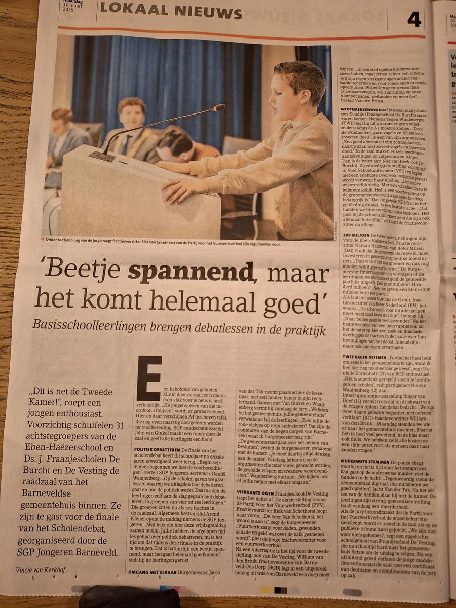 GerdienLassche's tweet image. Geweldig partijen met steengoede standpunten!! Mooi initiatief van @SGPJB en aanwezigheid van burgermeester @JaccovanderTak