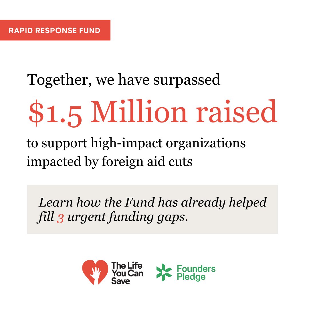 The Life You Can Save tweet media