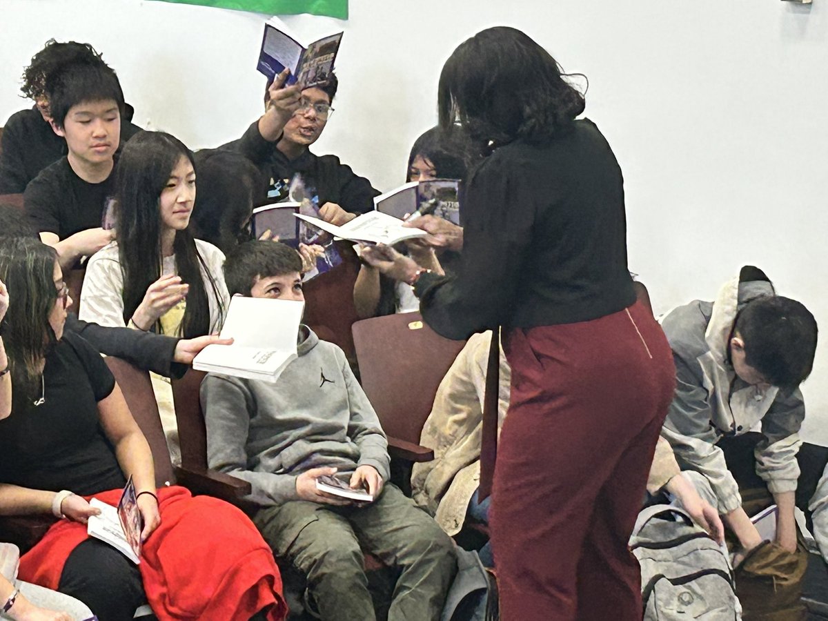ryanlions216Q's tweet photo. Welcome to Civics Week at Ryan! Day #1=The Civics Experience with @cherylwillsny1. Our 8th graders were empowered to advocate for their beliefs and use their voices for change! @D26Team @Civics_For_All https://t.co/4KfOFrwoDL