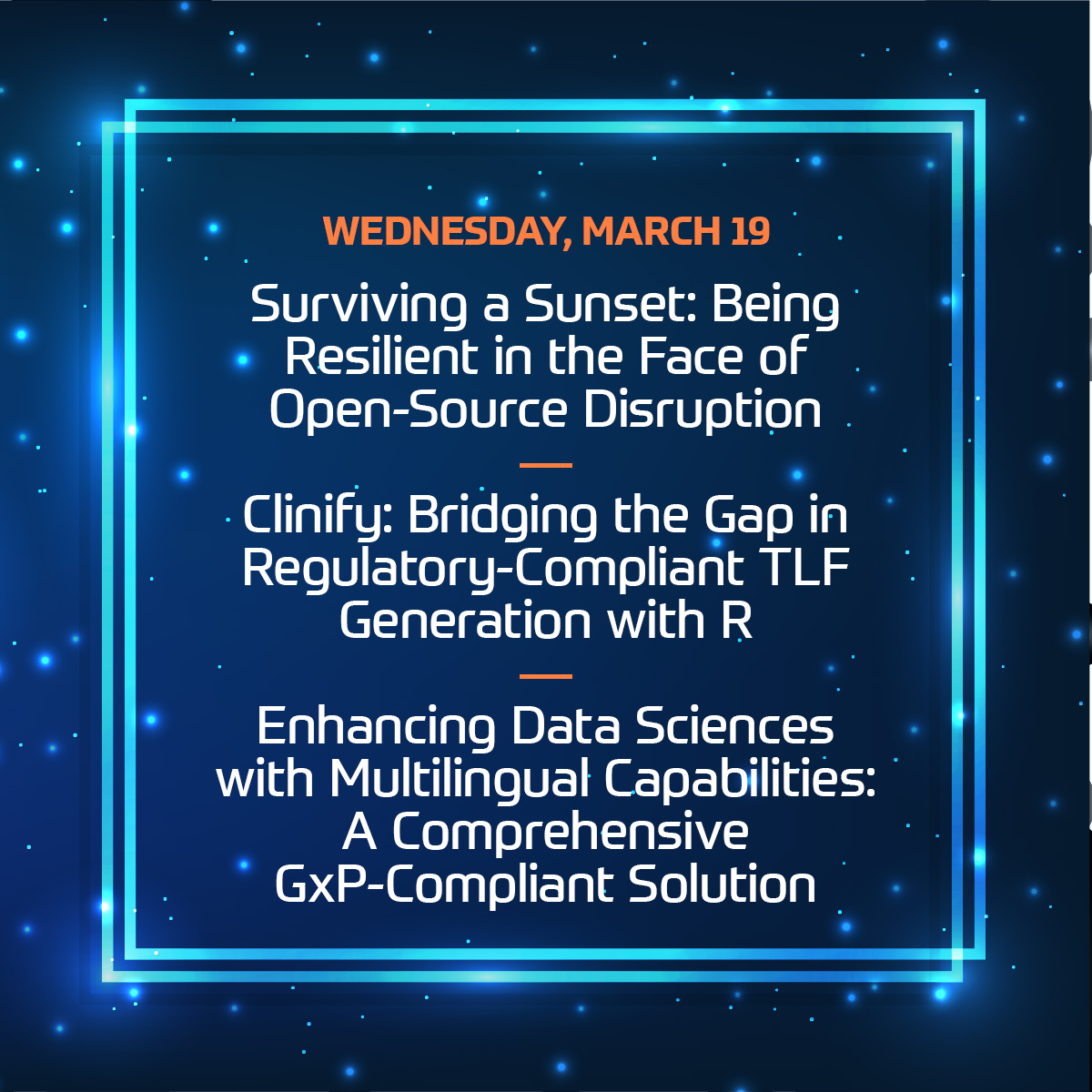 AtorusR's tweet image. Atorus is heading to @PHUSETwitta US Connect 2025 in Orlando! Catch us March 16-19 for innovative sessions on R programming, SDTM workflows, and multilingual GxP solutions. Don’t miss it! ow.ly/Os3X50V9C7i
#GXP #PHUSEUS #ClinicalProgramming