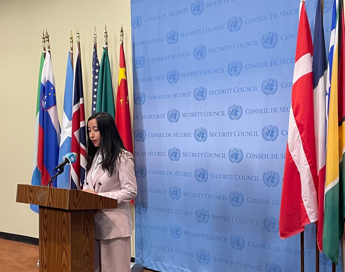 NGO Working Group on Women, Peace and Security (@ngowgwps) on Twitter photo Ahead of the #UNSC meeting on <a href="/UNAMAnews/">UNAMA News</a>, <a href="/azadahrm/">Azadah Raz Mohammad</a> tells the press that the Taliban have left women in #Afghanistan with "no accountability, no justice, and no future" under a system of gender apartheid.
Watch here: webtv.un.org/en/asset/k1q/k… Ahead of the #UNSC meeting on <a href="/UNAMAnews/">UNAMA News</a>, <a href="/azadahrm/">Azadah Raz Mohammad</a> tells the press that the Taliban have left women in #Afghanistan with "no accountability, no justice, and no future" under a system of gender apartheid.
Watch here: webtv.un.org/en/asset/k1q/k…