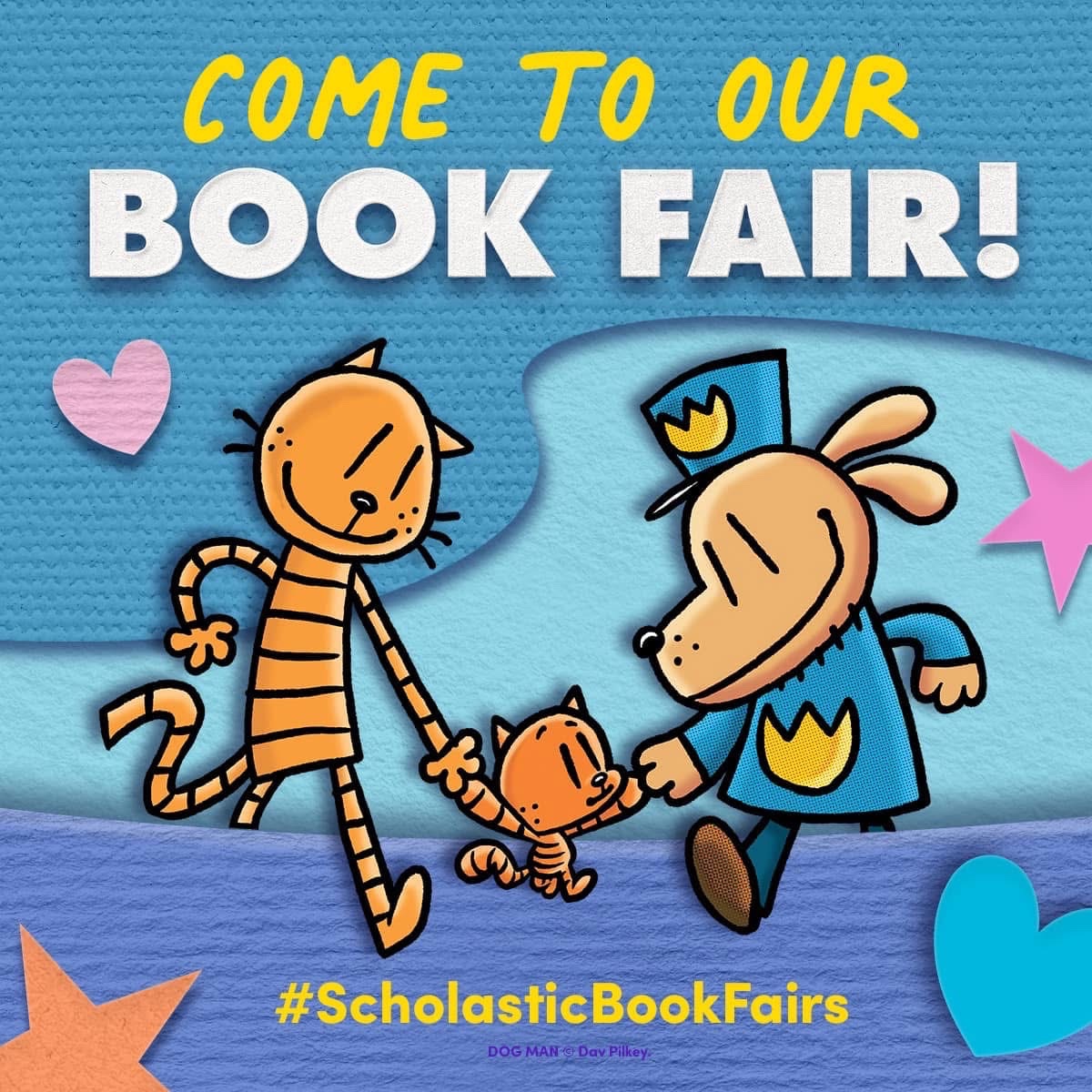 Get ready everyone. Our Fall Book Fair is returning in two weeks. It will run from the week of March 24th - 28th. Stay tuned for more information in the next couple of days.