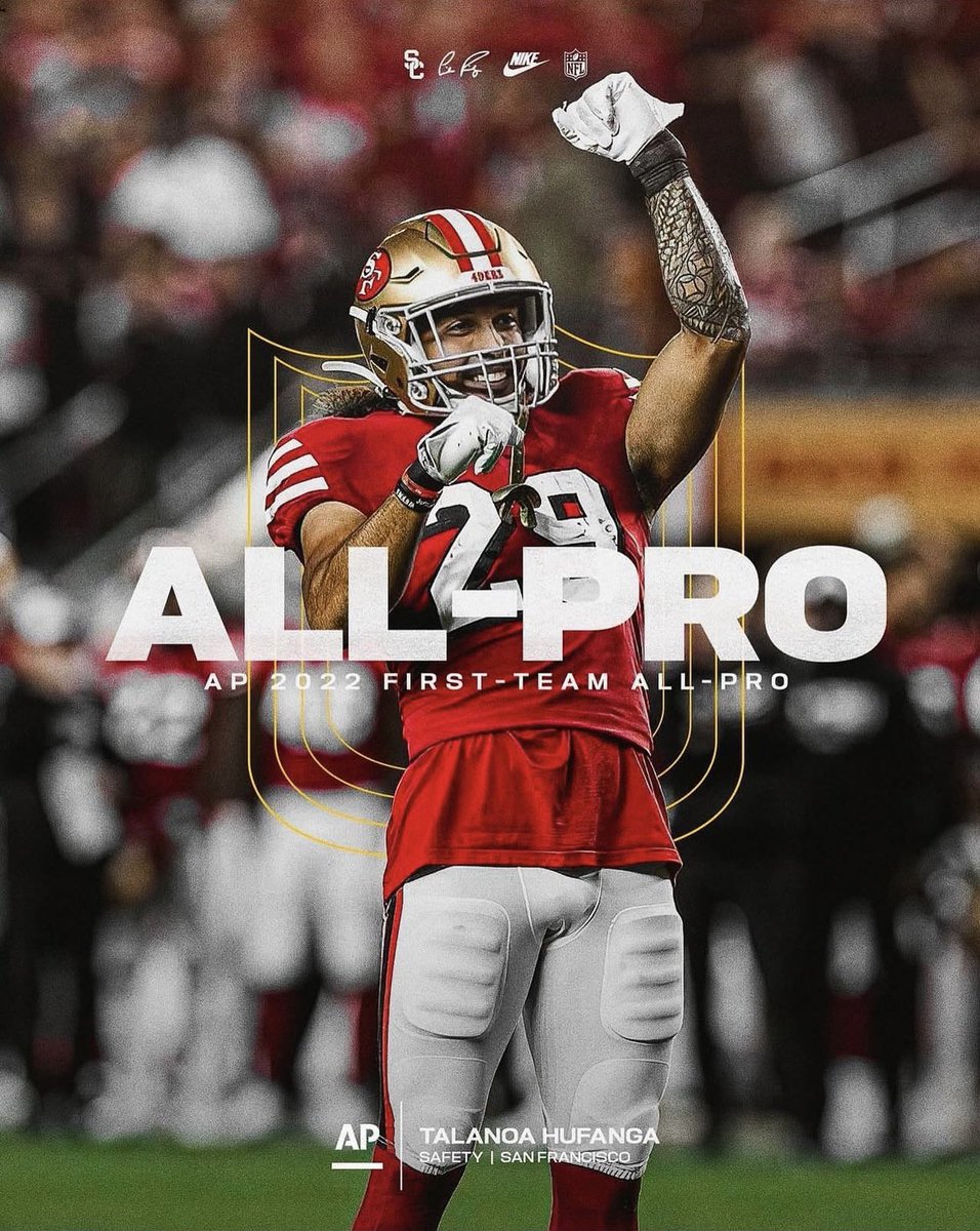 DailyBroncos's tweet image. BREAKING: The #Broncos are signing All-Pro Safety Talanoa Hufanga, per @mikeklis 

Absolute menace on defense