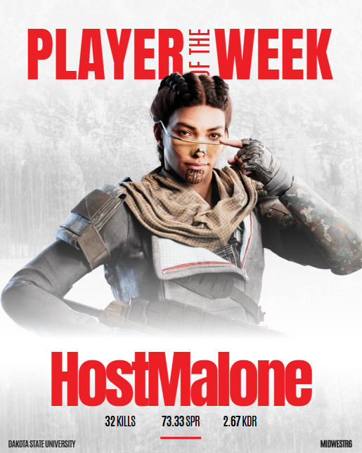 Congratulations to the 𝐏𝐋𝐀𝐘𝐄𝐑𝐒 𝐨𝐟 𝐭𝐡𝐞 𝐖𝐄𝐄𝐊!        

#RainbowSixSiege / #SiegeX