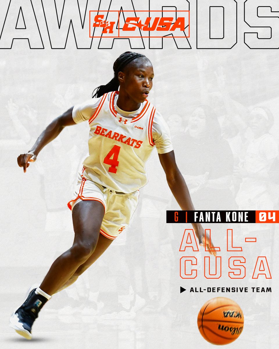Congratulations to Deborah Ogayemi and Fanta Kone for earning spots on the All-CUSA Second Team and All-Defensive Team. 

#eatemupkats