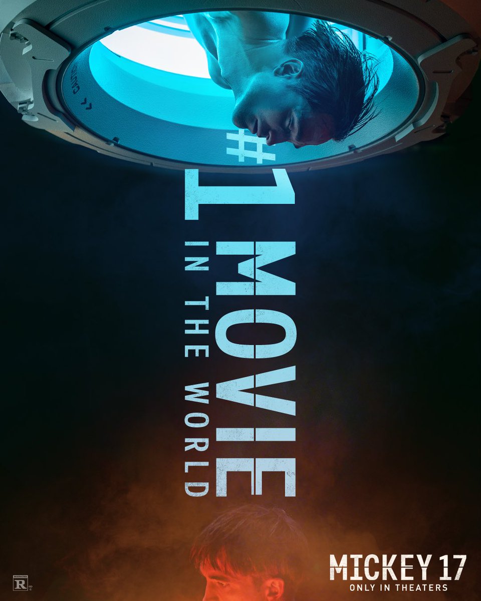 #Mickey17 is the #1 Movie in the World. Get tickets now: fandan.co/Mickey17-Social