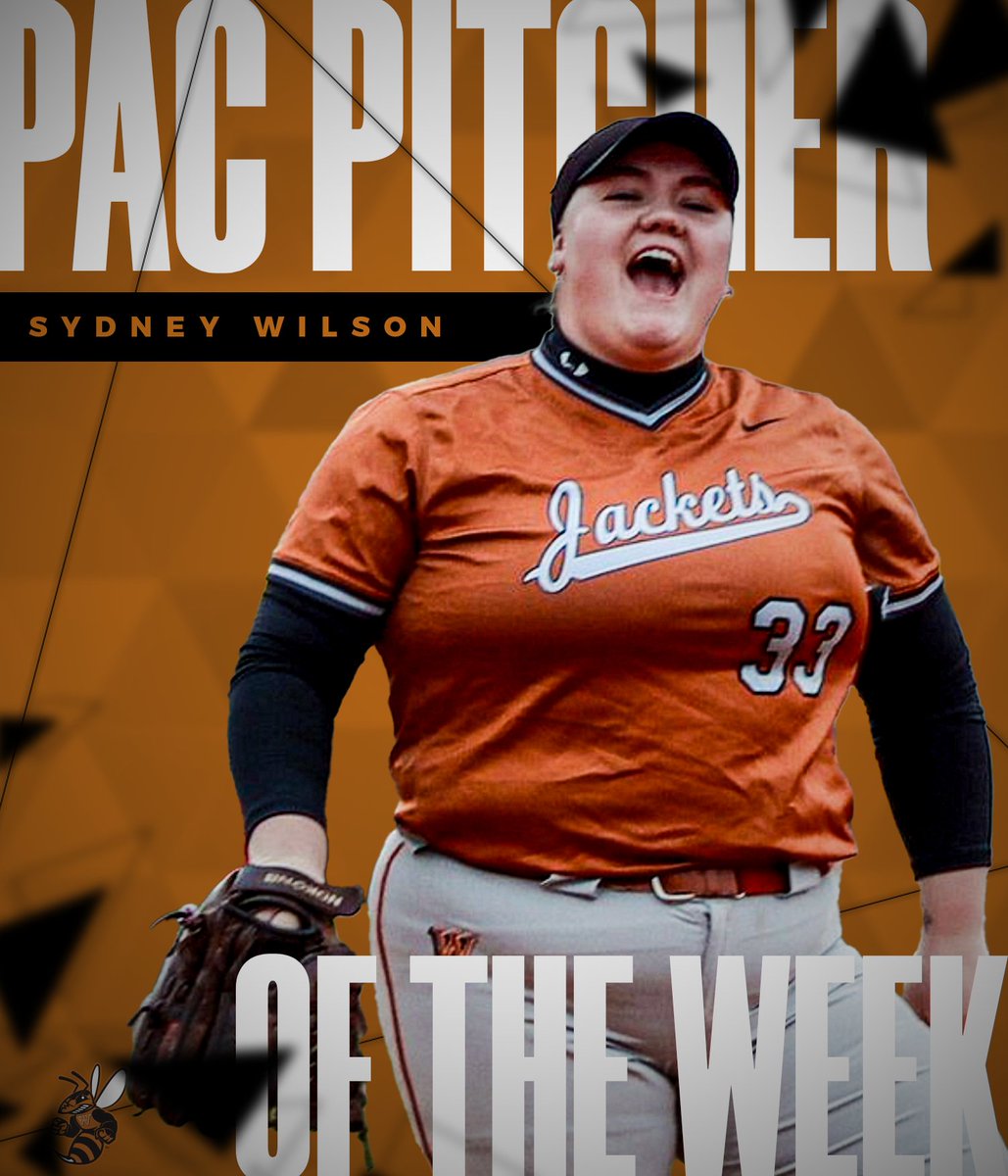WUJackets's tweet photo. 🥎Sydney Wilson is the @PAC_Athletics Pitcher of the Week! #JacketUp @WUJacketsSB 

https://t.co/J8lgiwBCwP https://t.co/fHCjqQW3ma