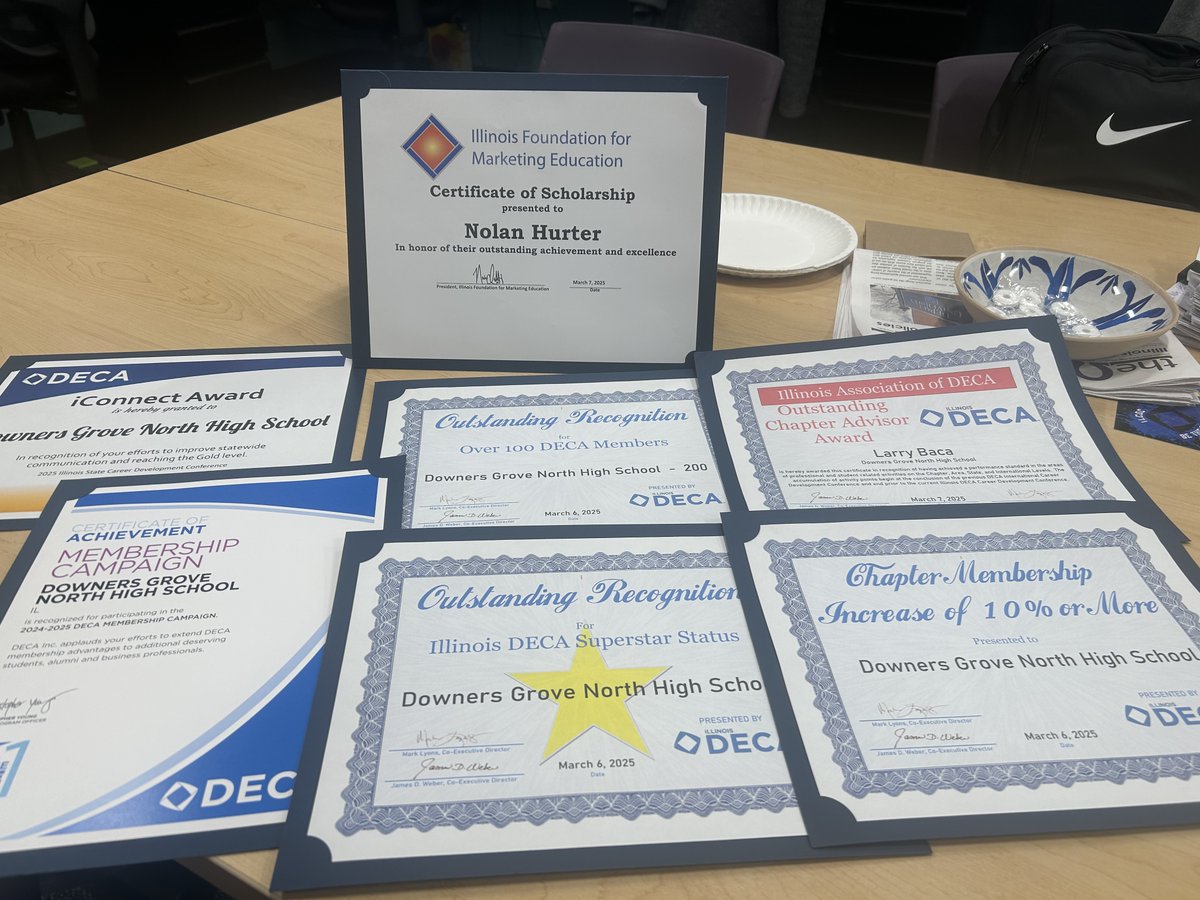 Downers North CTE tweet media