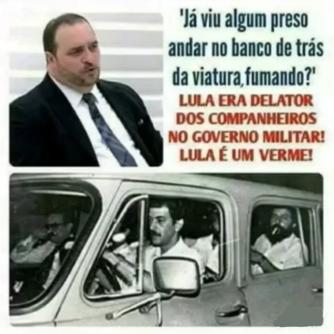 FatimaBarbosaE's tweet photo. @ProfJoaoCarlosM Desde sempre, isso nunca prestou, entregava os próprios cUmpanheiros" https://t.co/OE1W1zyIww